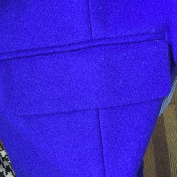 Cobalt Blue Wool Academy Blazer - Picture 6 of 7